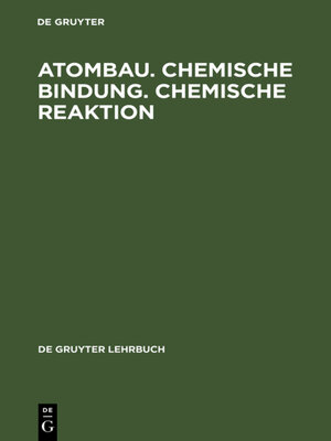 cover image of Atombau. Chemische Bindung. Chemische Reaktion